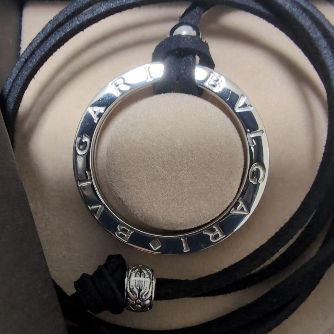 美品 BVLGARI ブルガリ シルバーキーリングチョーカー ボックスケース付