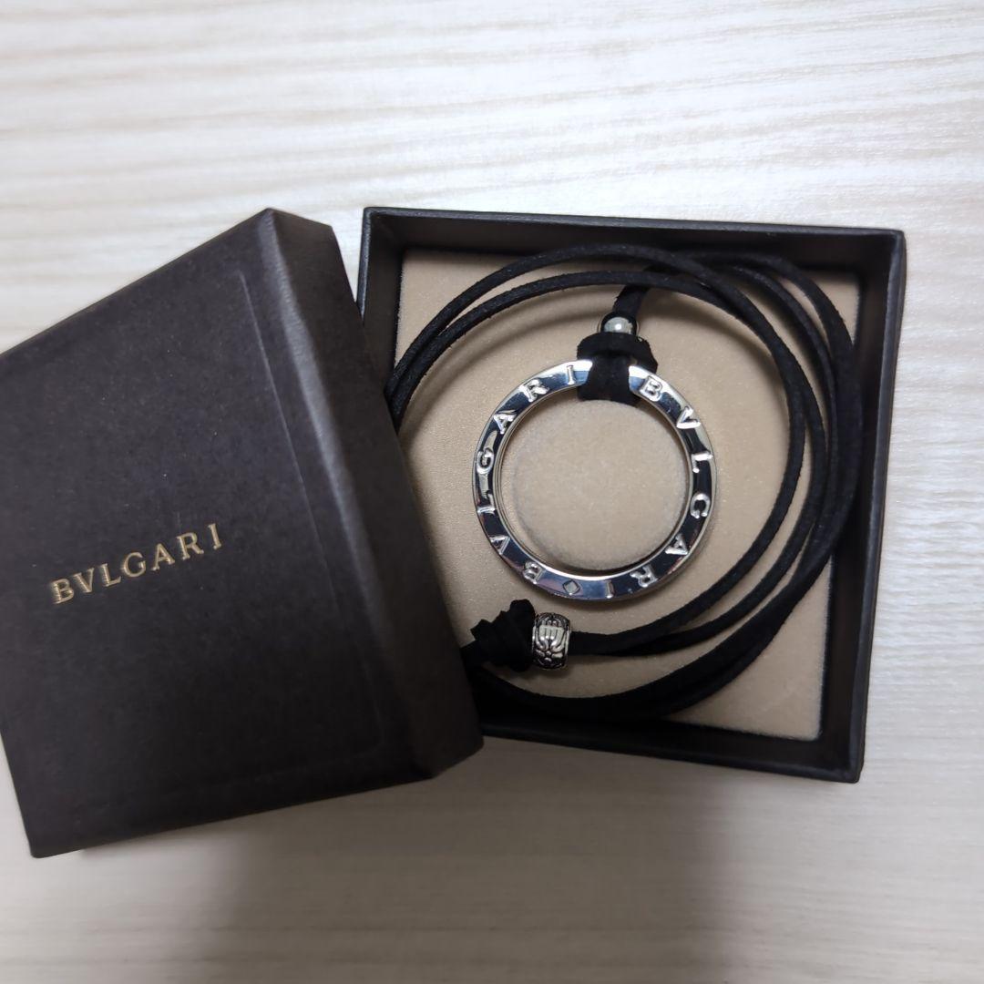 美品 BVLGARI ブルガリ シルバーキーリングチョーカー ボックスケース付