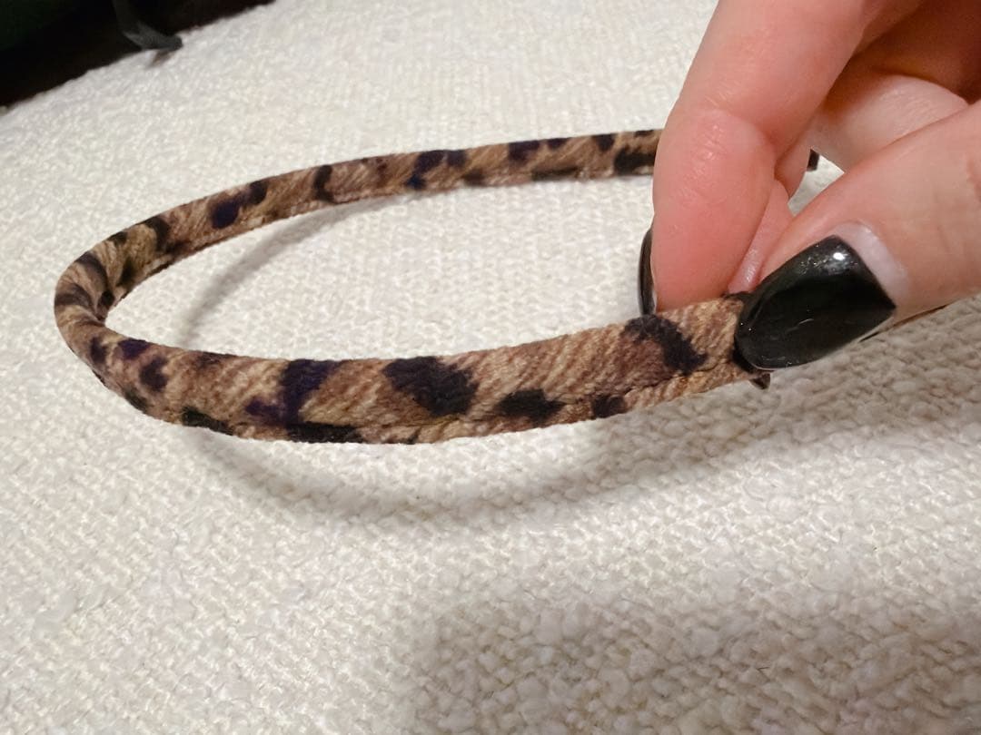 【美品】Jennifer Ouellette レオパード柄 カチューシャ