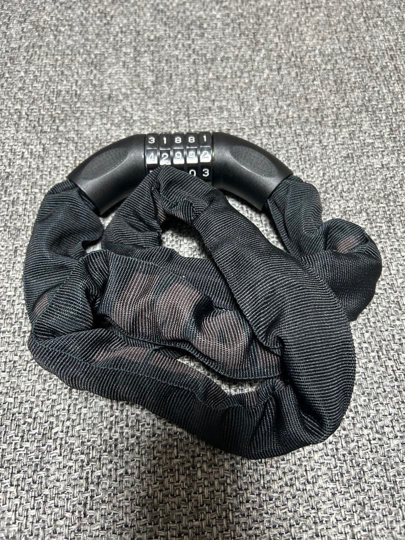 MATE.BIKE ダイヤル式チェーンロック　Subdued Black 美中古