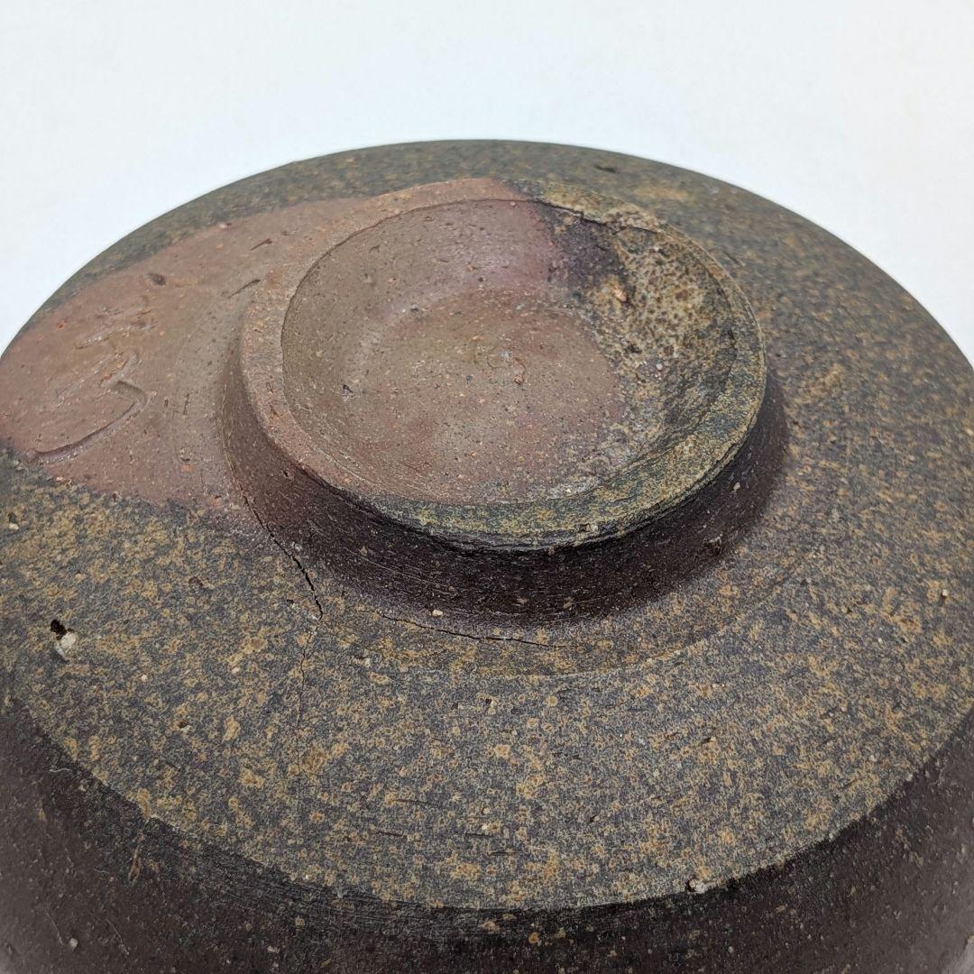 伝統工芸士 小川秀蔵 備前焼 茶盌 共箱合布栞 抹茶碗 抹茶茶碗 茶道具 茶器