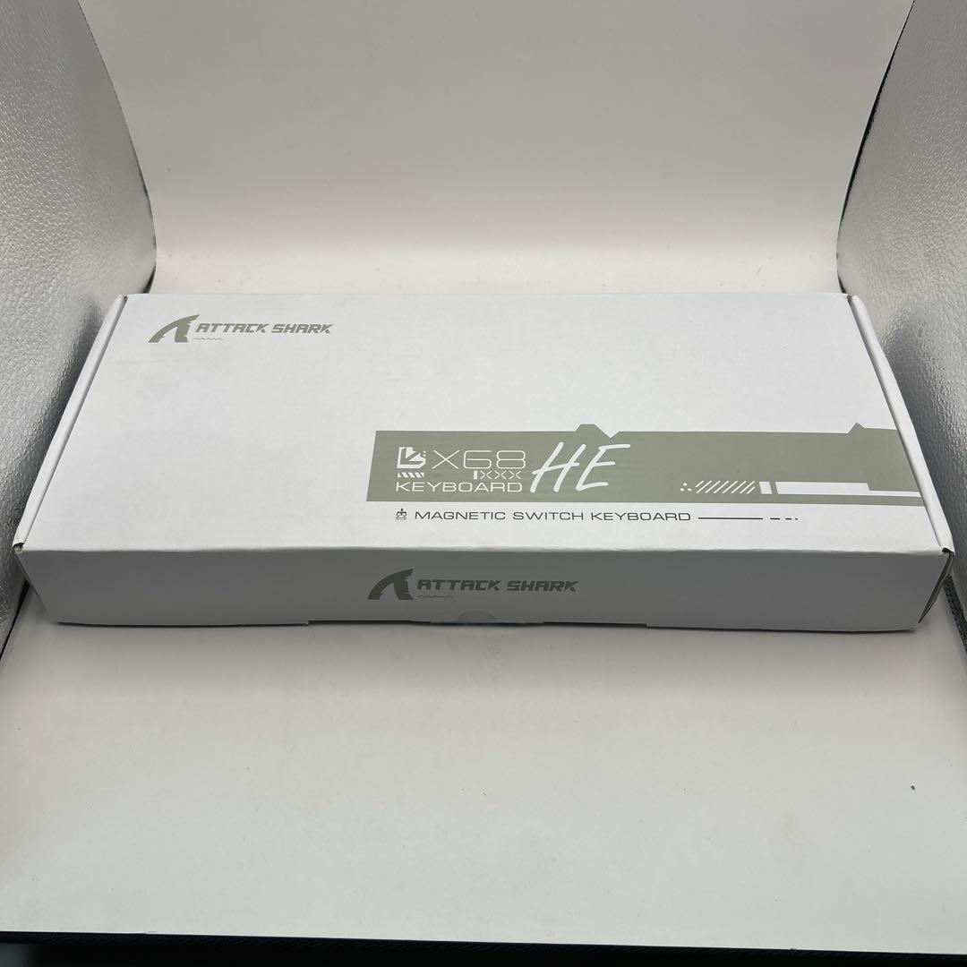 【新品未開封】ATTACK SHARK X68 HE RGBラピッドトリガー 白