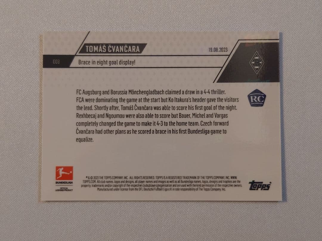 topps now トマーシュ・チュワンチャーラ tomas cvancara