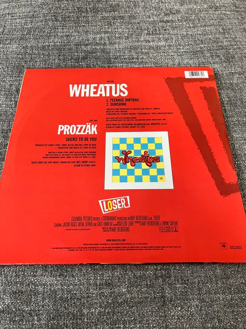 wheatus teenage dirtbag 12インチレコード