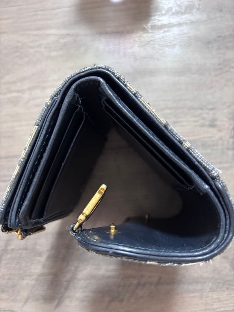 Christian Dior Saddle Lotus ウォレット