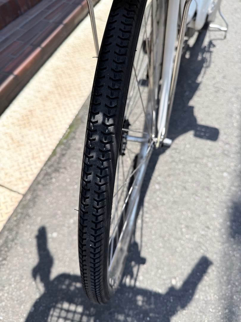 大阪府　Panasonic 電動アシスト自転車 ホワイト　26インチ