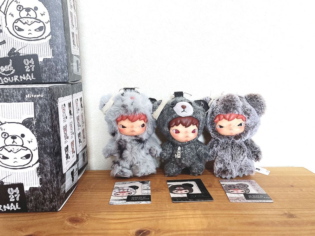 HIRONO Road Journal シリーズ ぬいぐるみ　3体セット　ヒロノ