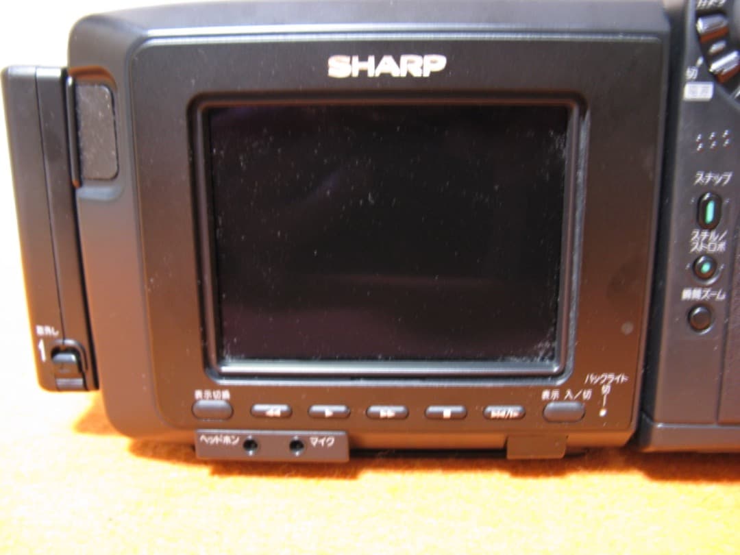 動作OK❗️☆シャープの液晶Hi8/8ミリビデオカメラ・VL-HL15