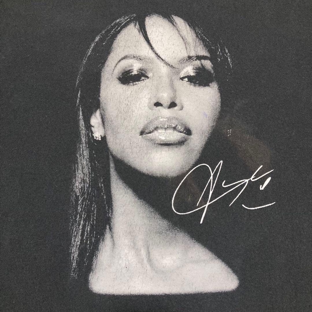 Aaliyah アリーヤ ロングスリーブ　Tシャツ ワールドツアー １９９７
