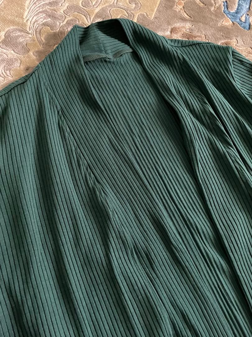 INVEL インヴェル　ロングカーディガン　グリーン