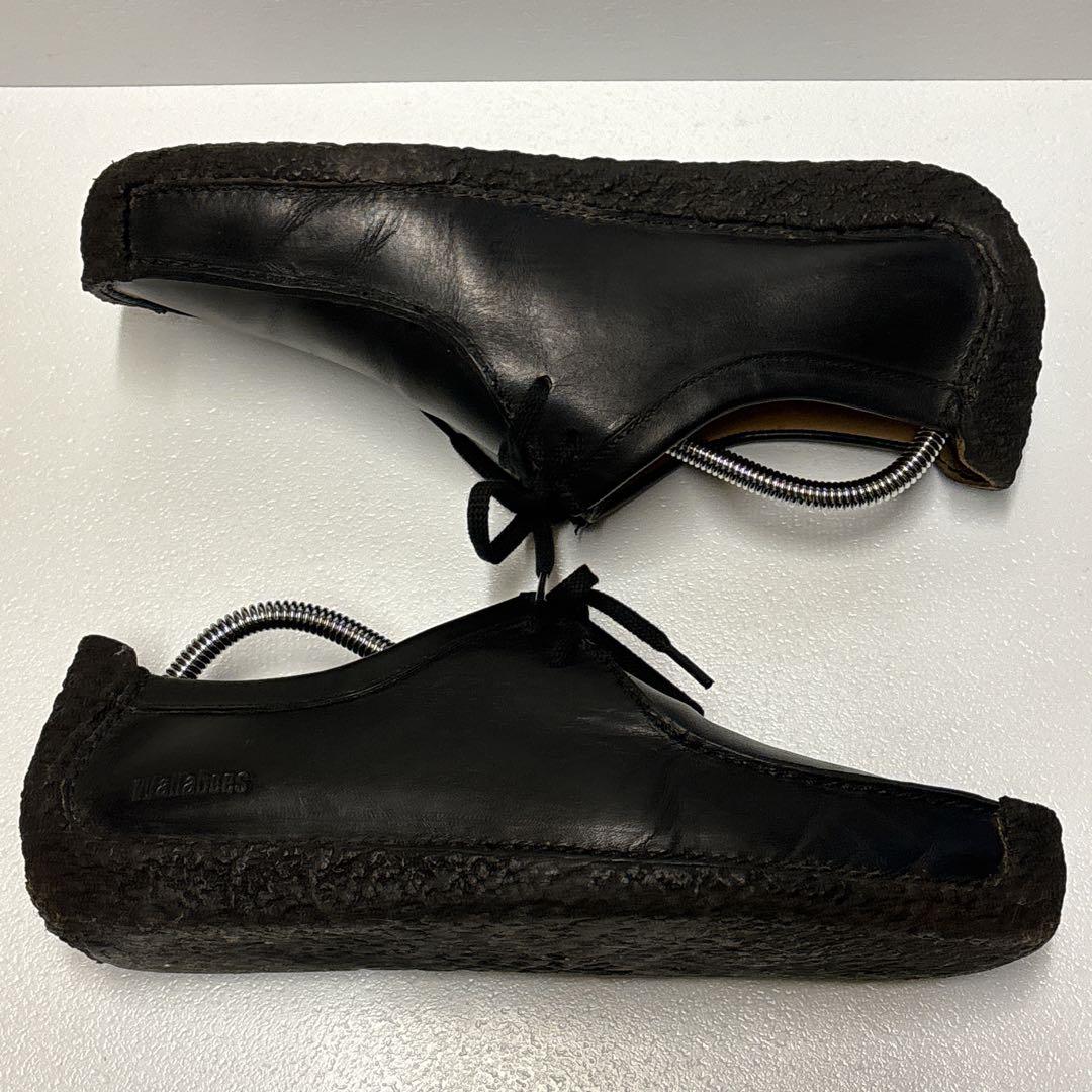 美品【CLARKS】クラークス ナタリー ワラビー レザー ブラック 8 1/2