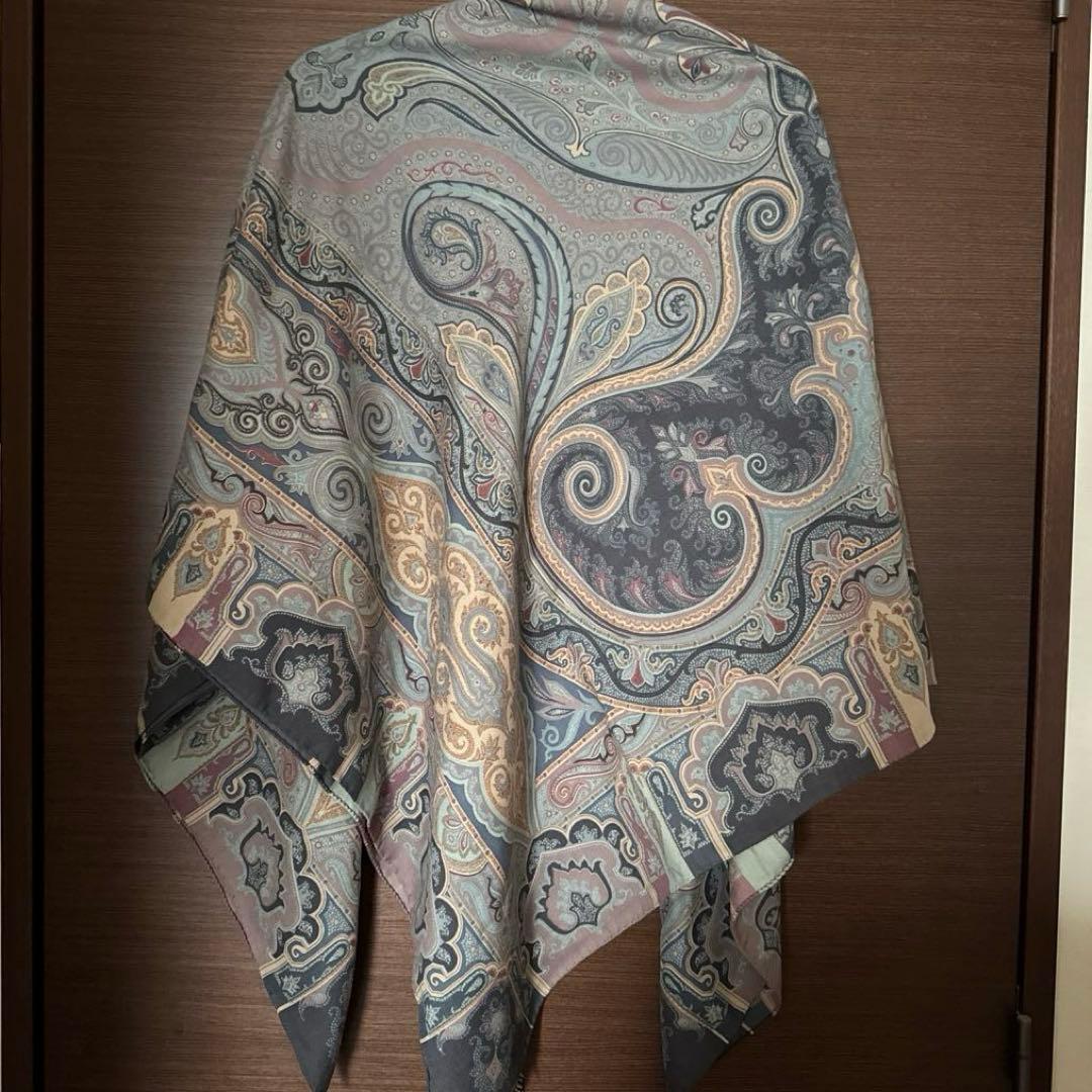 ETRO ペイズリー柄 大判ストール　ショール