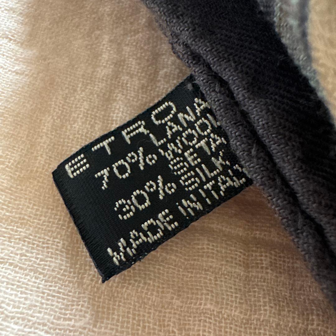 ETRO ペイズリー柄 大判ストール　ショール