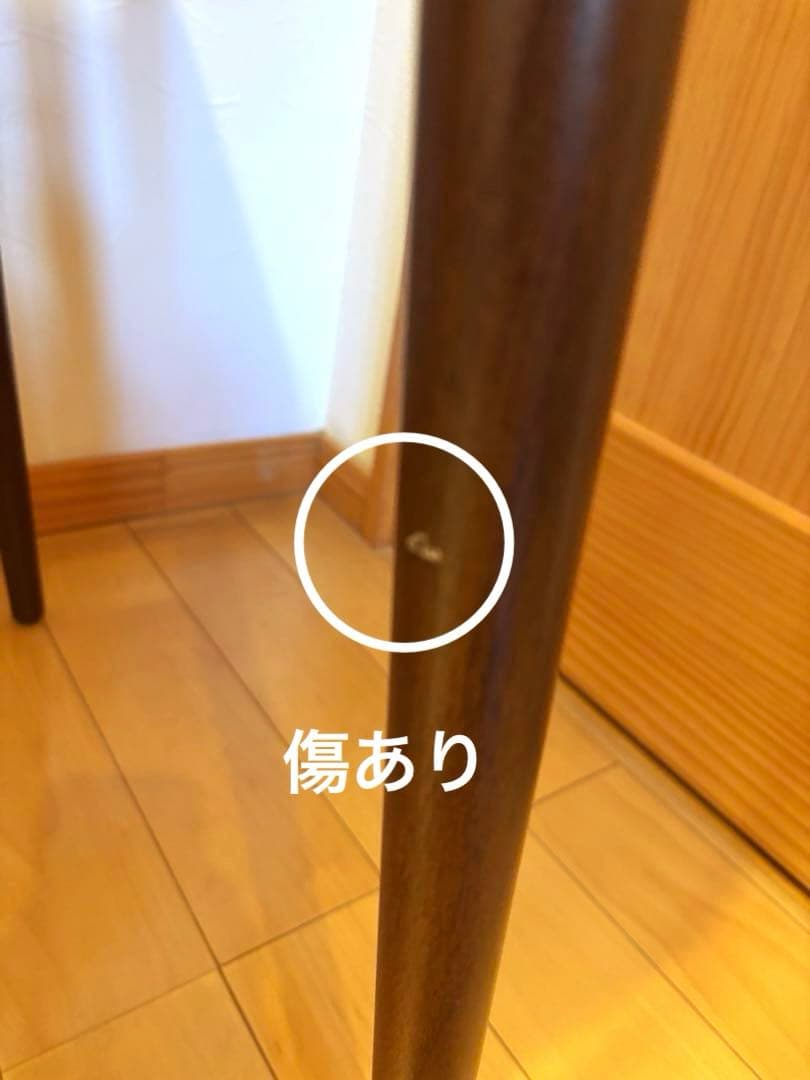 PCデスク　ダークブラウン　木製デスク