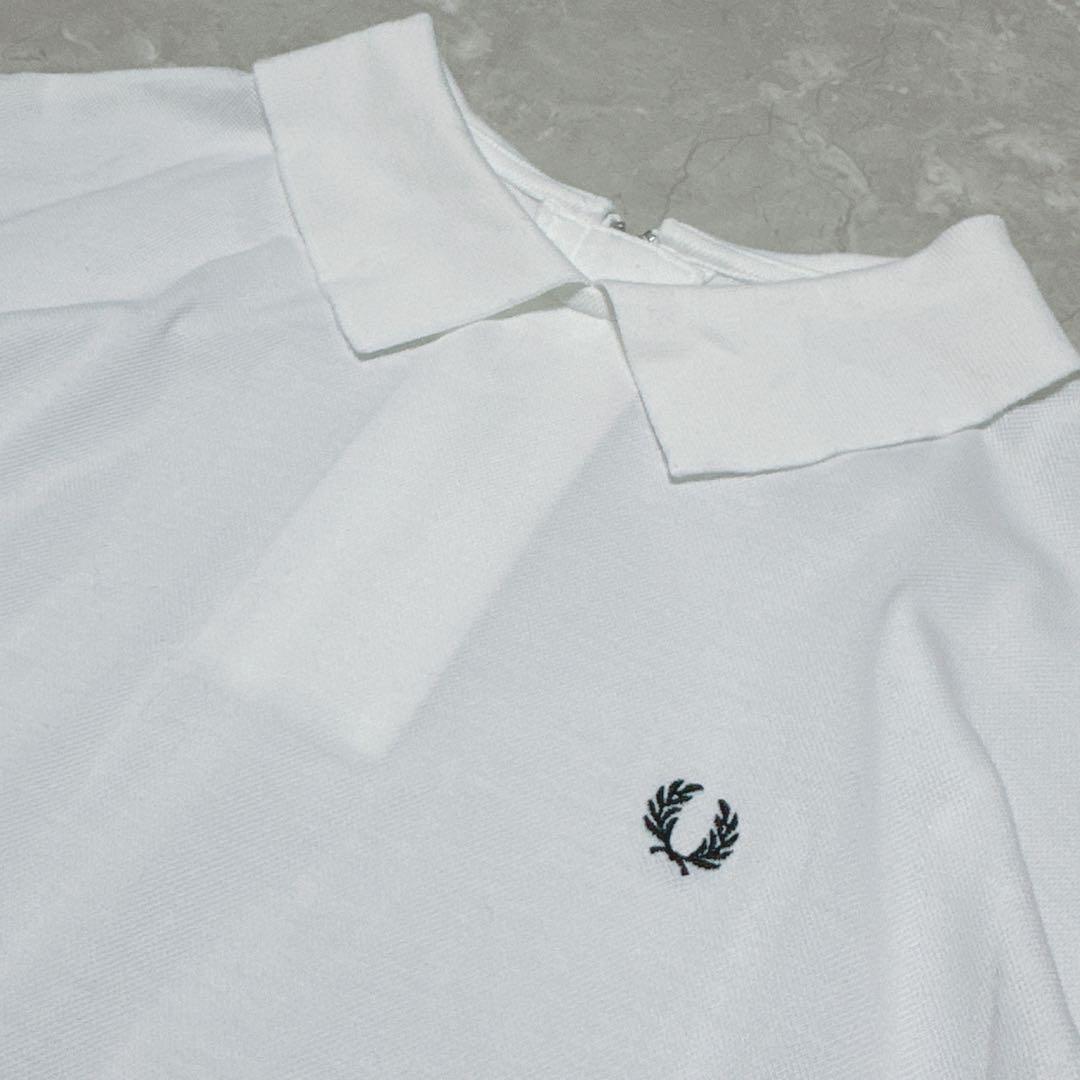 Fred Perry フレッドペリー プリーツスリーブ ポロシャツ ワンポイント