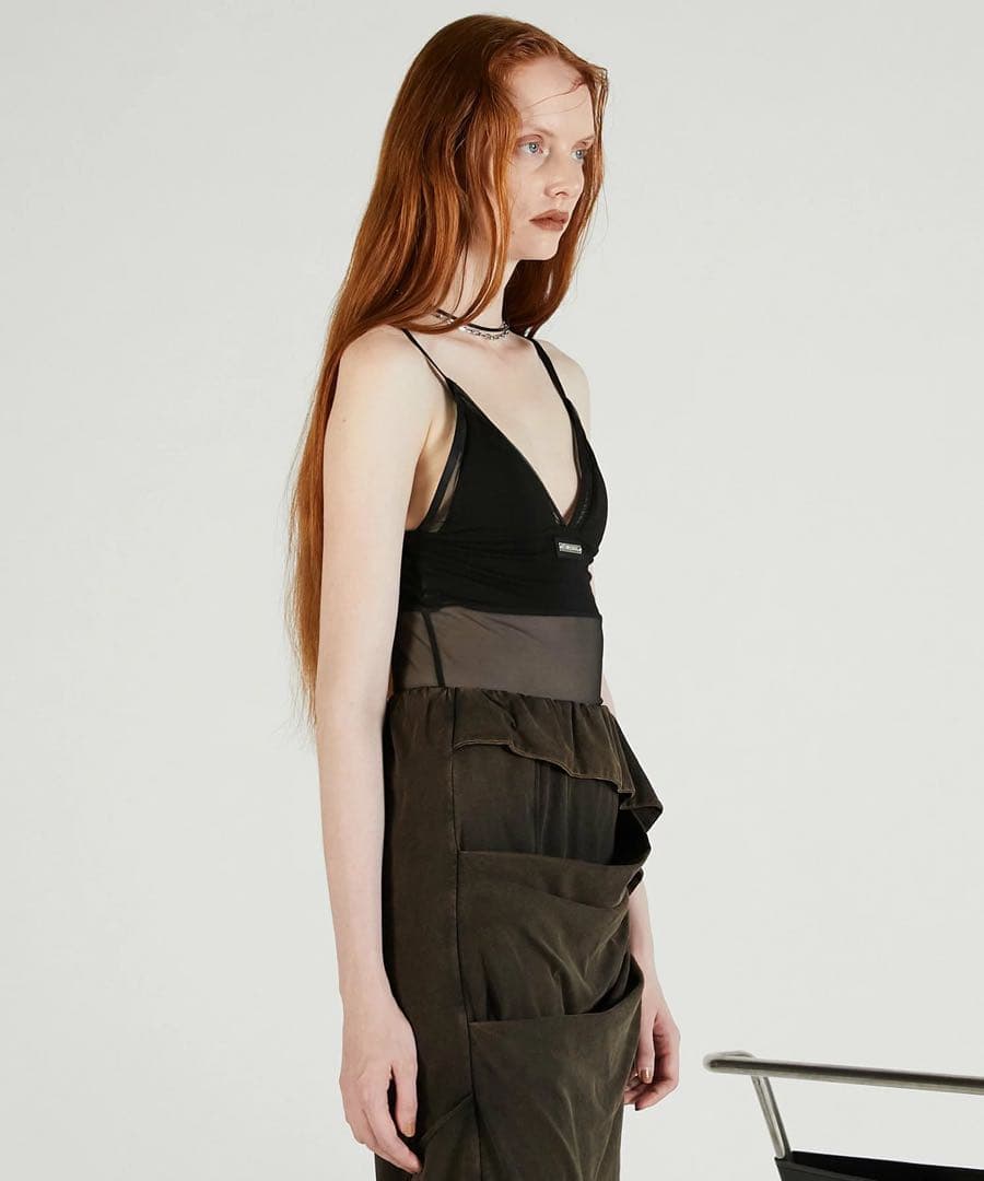 Prank Project Sheer Trim Camisole ブラック
