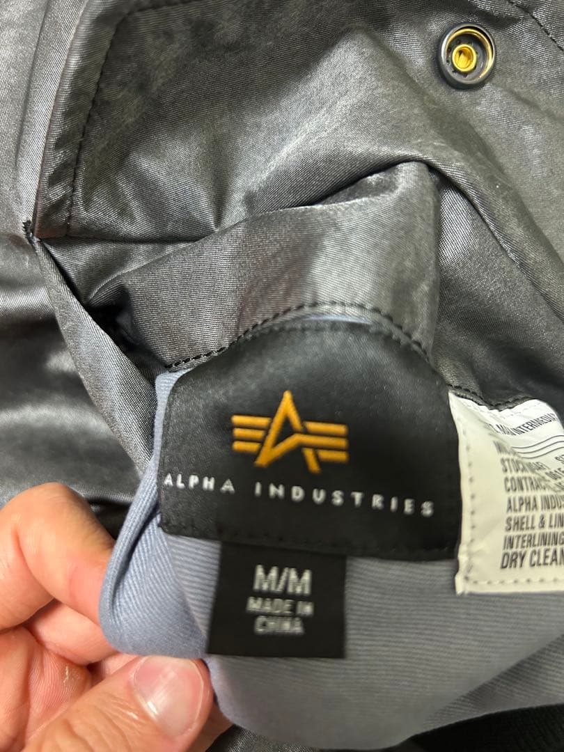 ALPHA INDUSTRIES MA-1 フライトジャケット グレー