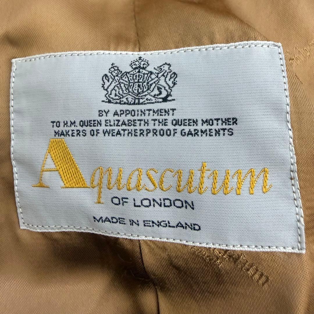 Aquascutum アクアスキュータム 2wayステンカラーケープコート