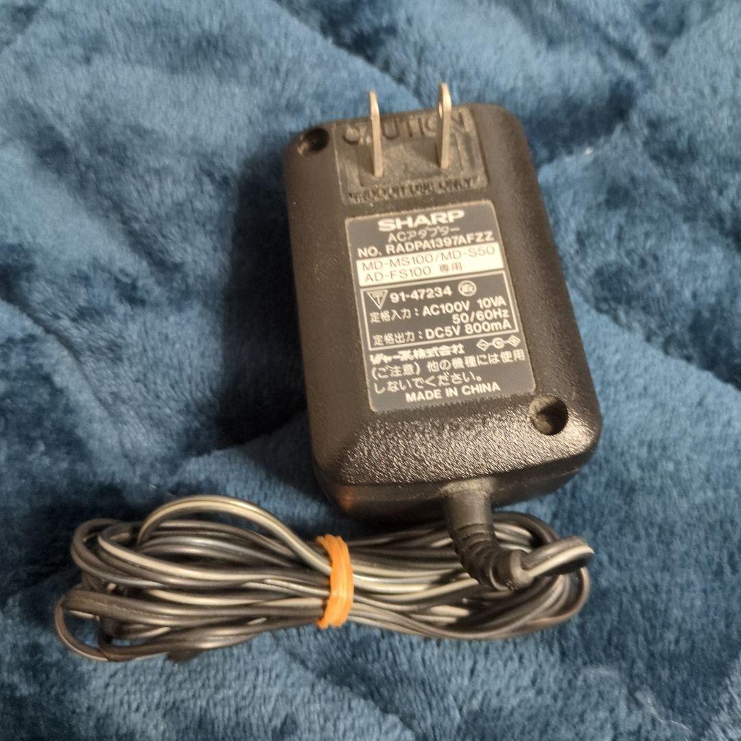 SHARP　MDポータブルレコーダー　MD-MS100　ウォークマン　付属品多数