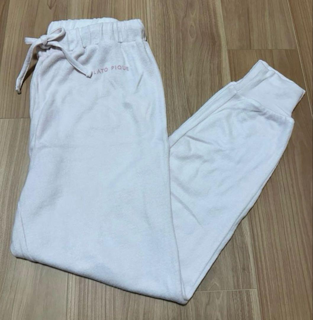 新品GELATO PIQUE/ピンクルーム上下ウェアセット