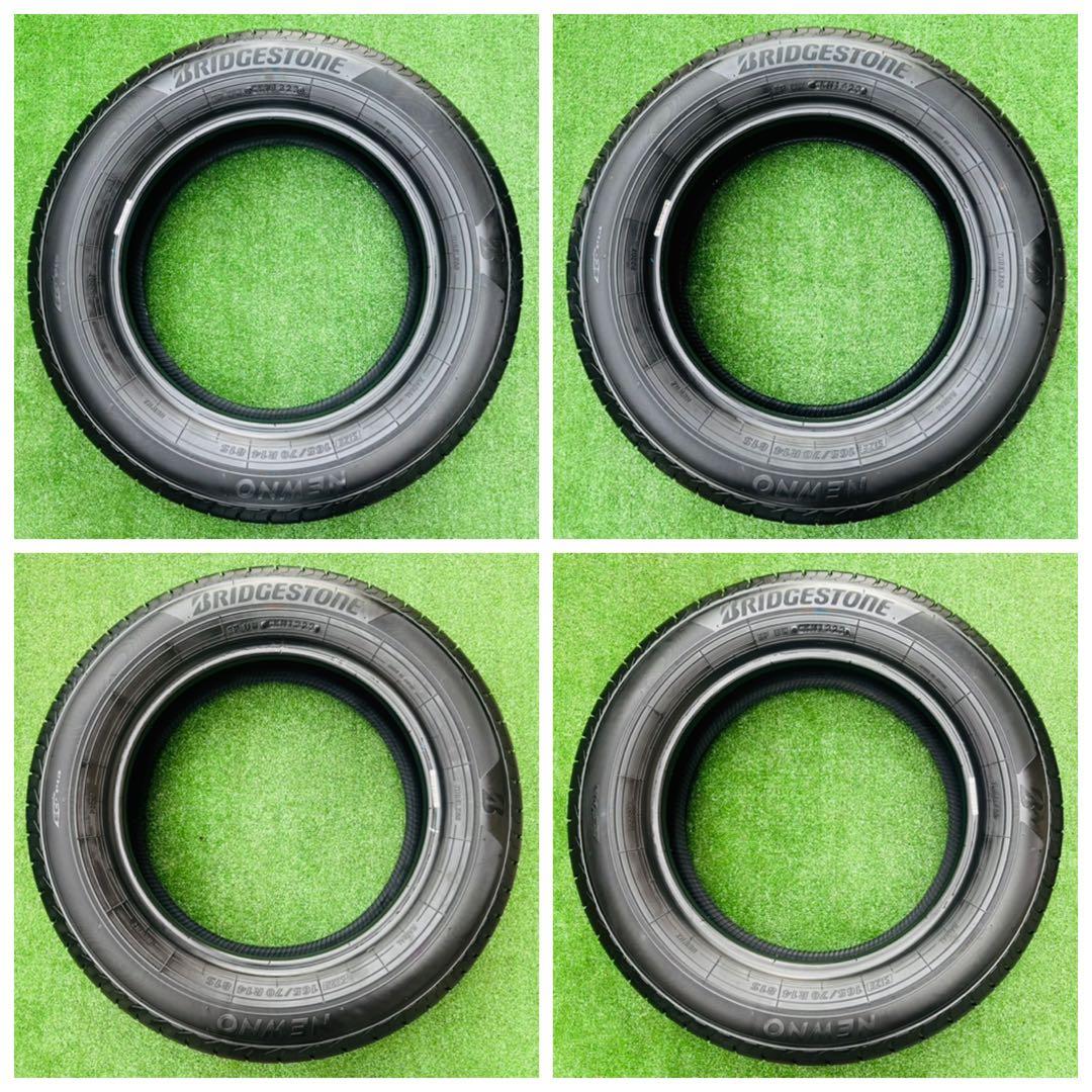 ほぼ新品 ブリヂストン ニューノ 165/70R14. 23年製タイヤ4本セット