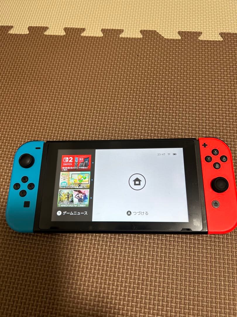 Switch1 赤/青 本体 保護フィルム・付属品付き