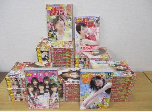 週刊少年マガジン　2018年　1-34号まで（25、26号欠品)未開封多数あり