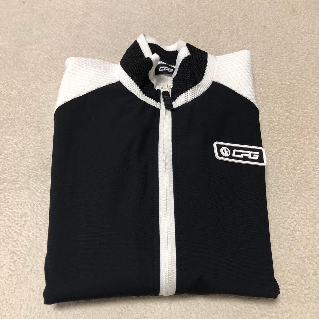 CPG GOLF シーピージーゴルフ 切替 ニットジップジャケット　メッシュ