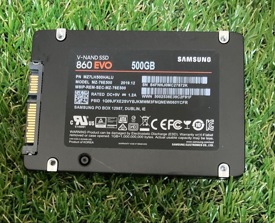 ハ*様 Samsung 860 EVO 500GB SSD