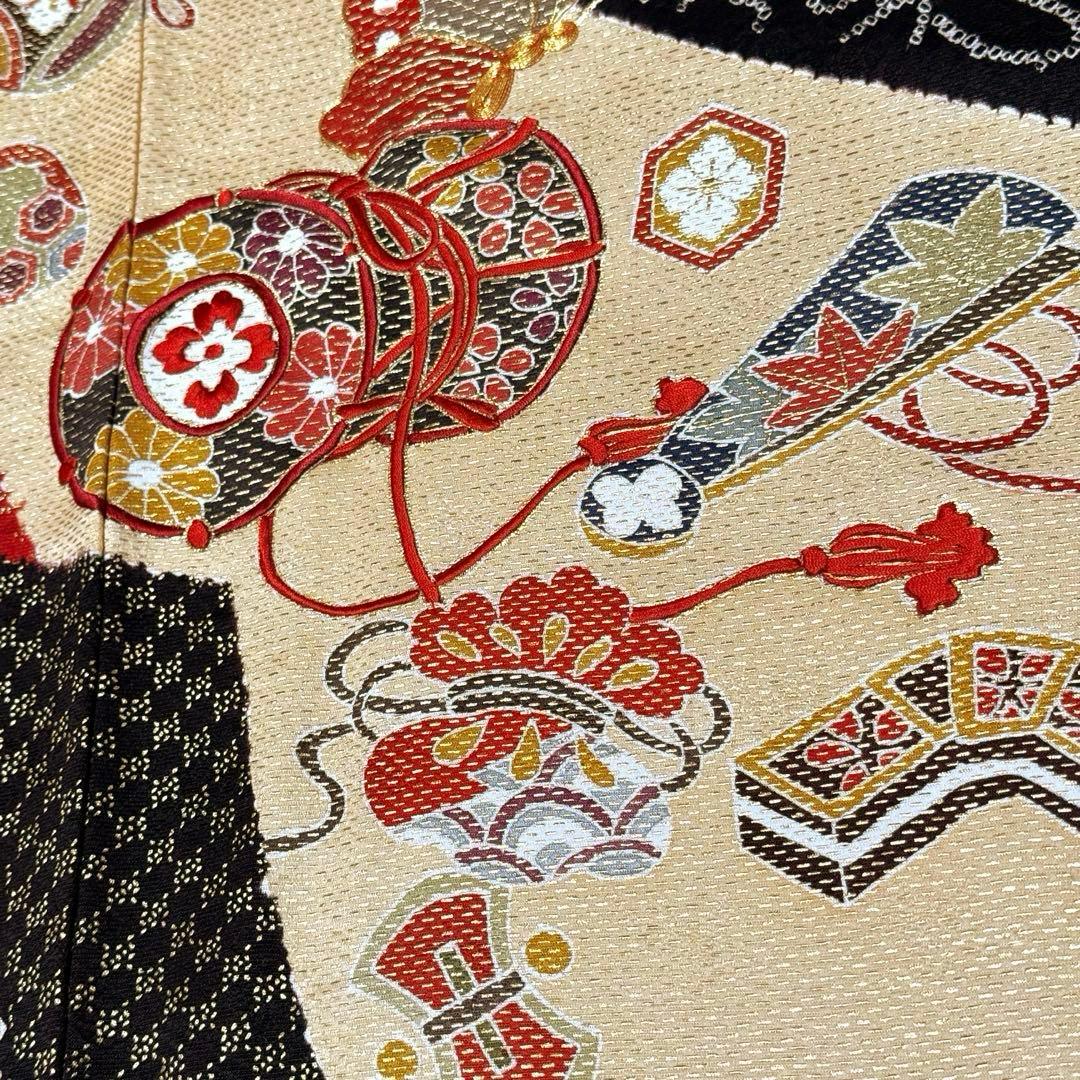 極上　超美品　振袖フルセット　絞り　刺繍　宝尽くし　成人式　151〜166