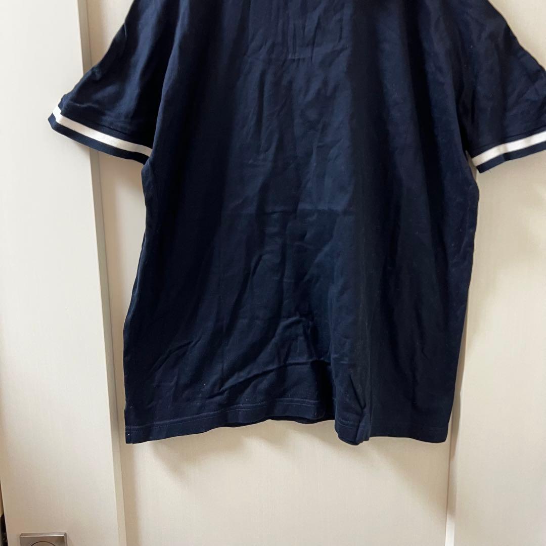 【フレッドペリー】FRED PERRY 襟付きポロシャツ ネイビー M 美品