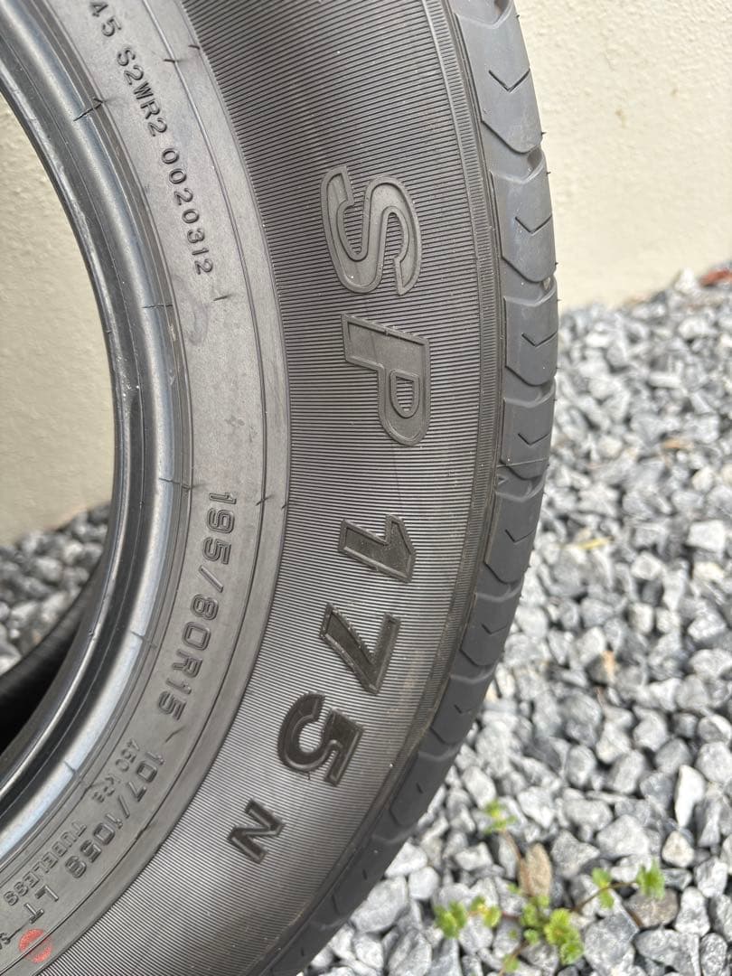 195/80R15 107/105N LT4本2025年製新車外し8型ハイエース