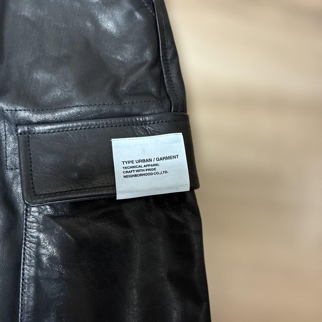 NEIGHBORHOODネイバーLEATHERレザーカーゴショーツwtaps