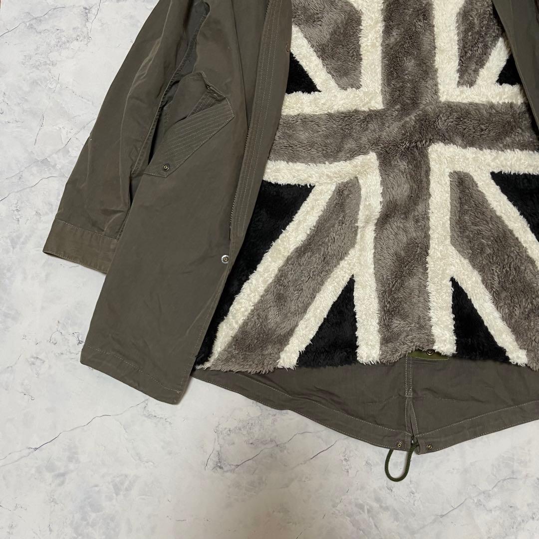 Fred Perry フレッドペリーF2277 モッズコート カーキー M