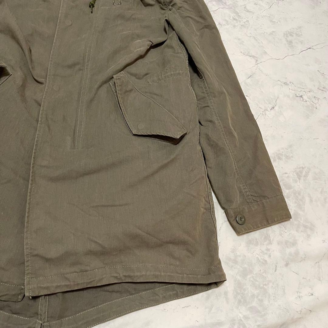 Fred Perry フレッドペリーF2277 モッズコート カーキー M