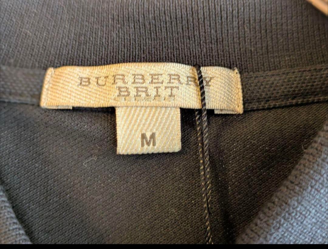 【タグ付き】バーバリーブリットBURBERRY BRIT ポロシャツ Mサイズ