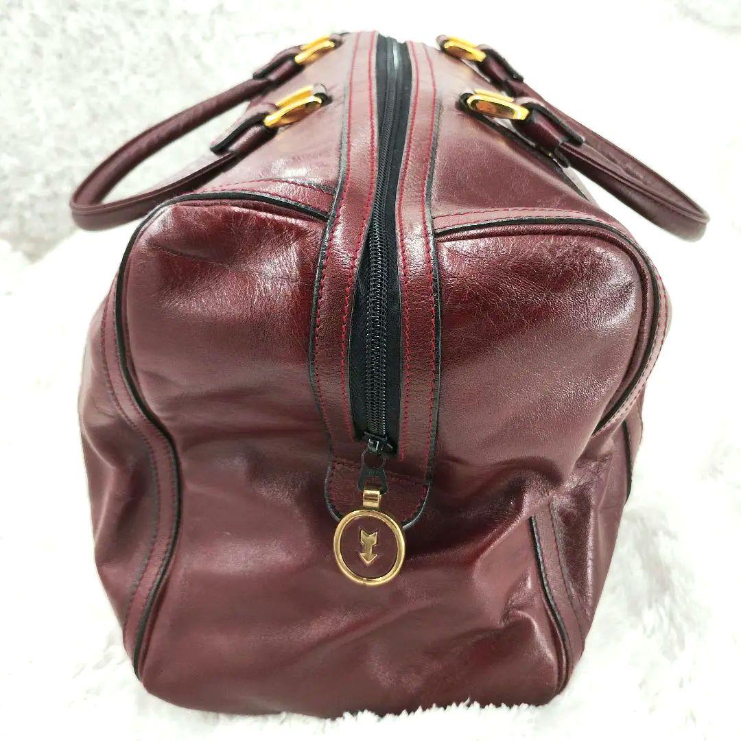 【美品✨】GOLD PFEIL ボストンバッグ レザー ブラウン 大容量