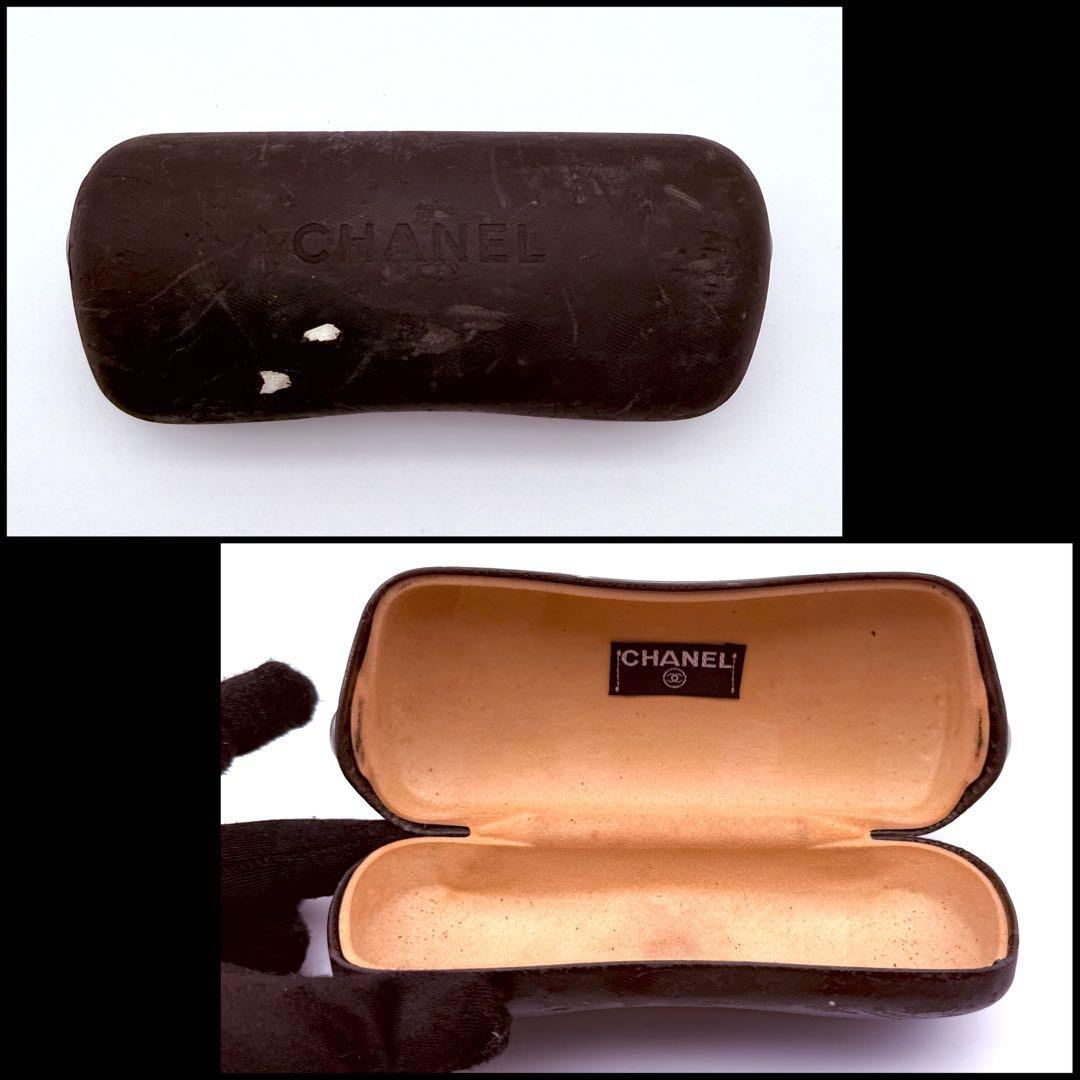 【良品】CHANEL シャネル　リムレス　ココマーク　ラインストーン　サングラス
