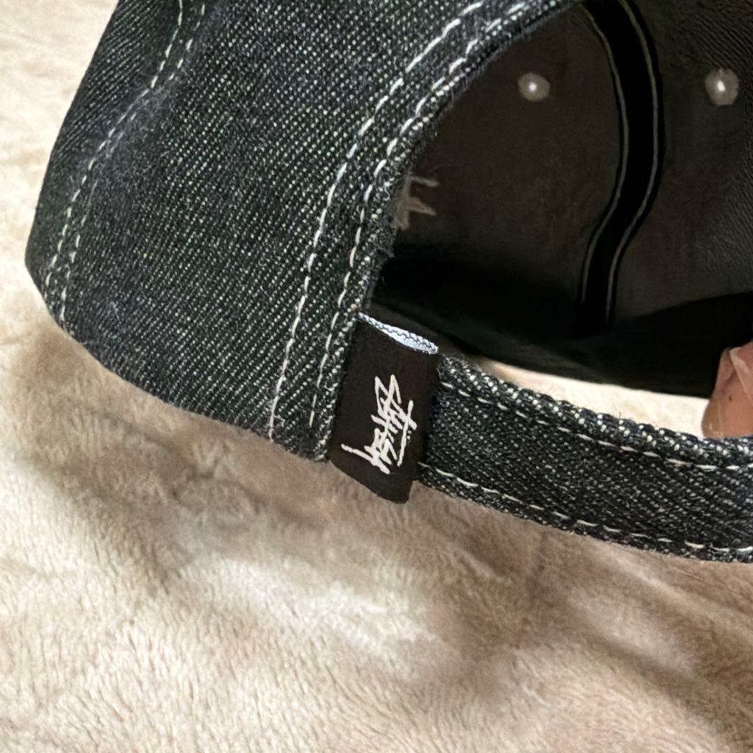 【希少】Stussy ブラックデニムキャップ
