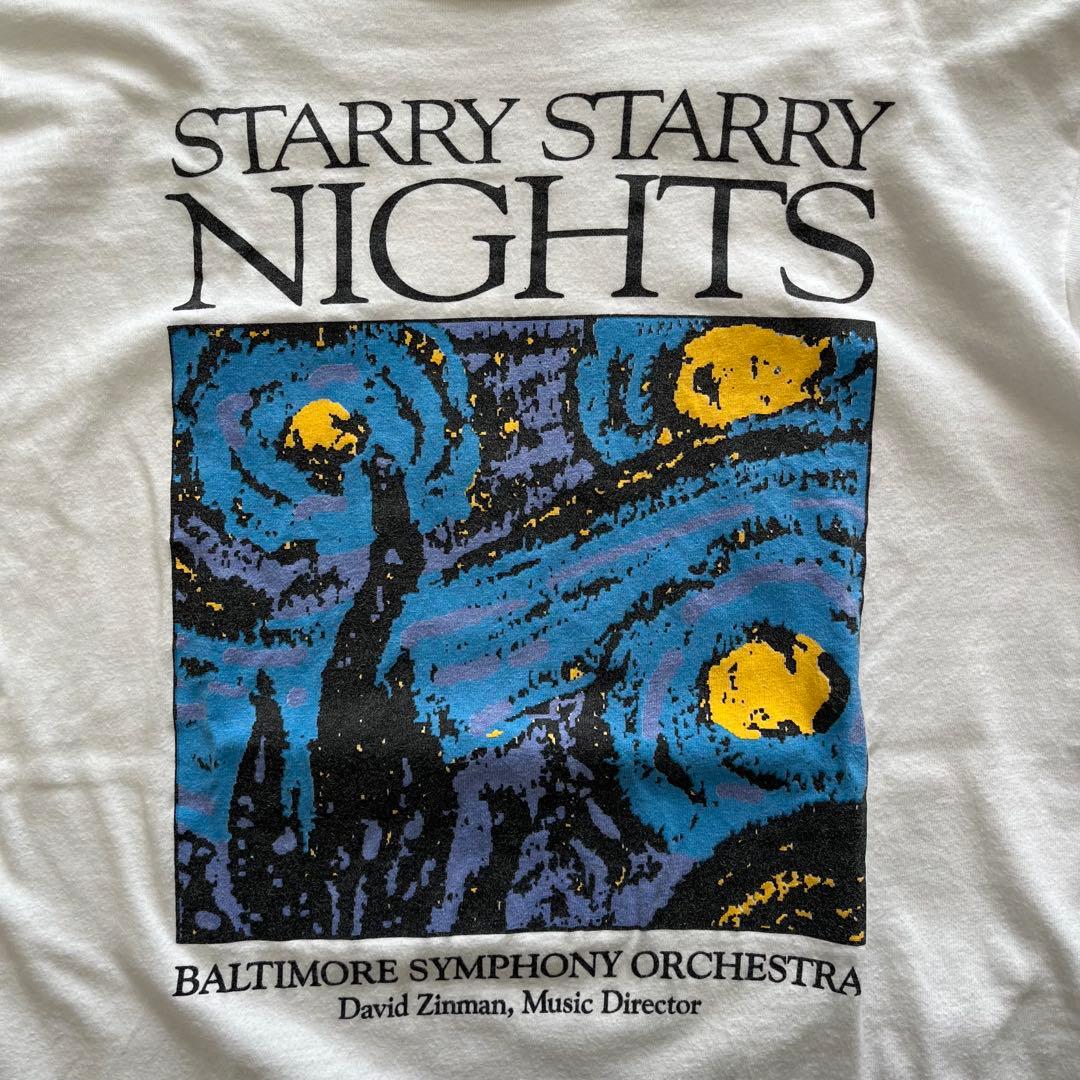 90s/Hanes/M/USA製/Tシャツ/アート/ボルチモア交響楽団