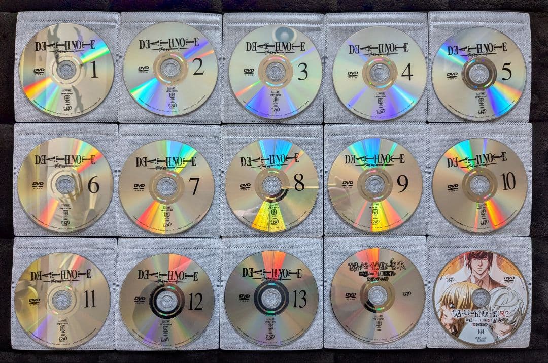 デスノート DVD 全巻セット 全13巻+リライト全2巻 15本 完結