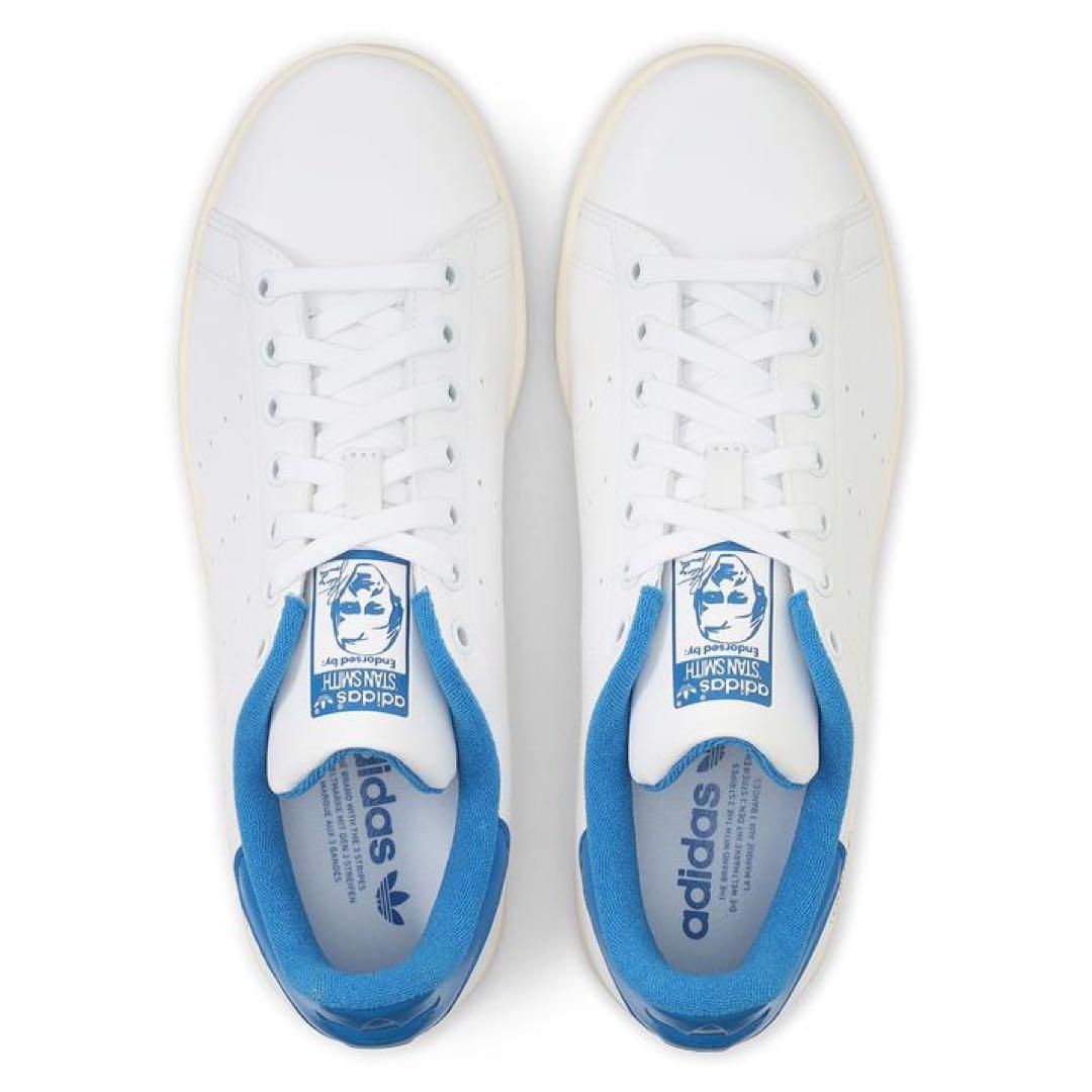 【新品26cm】adidas｜スタンスミス｜ホワイト/ブルー/セイル