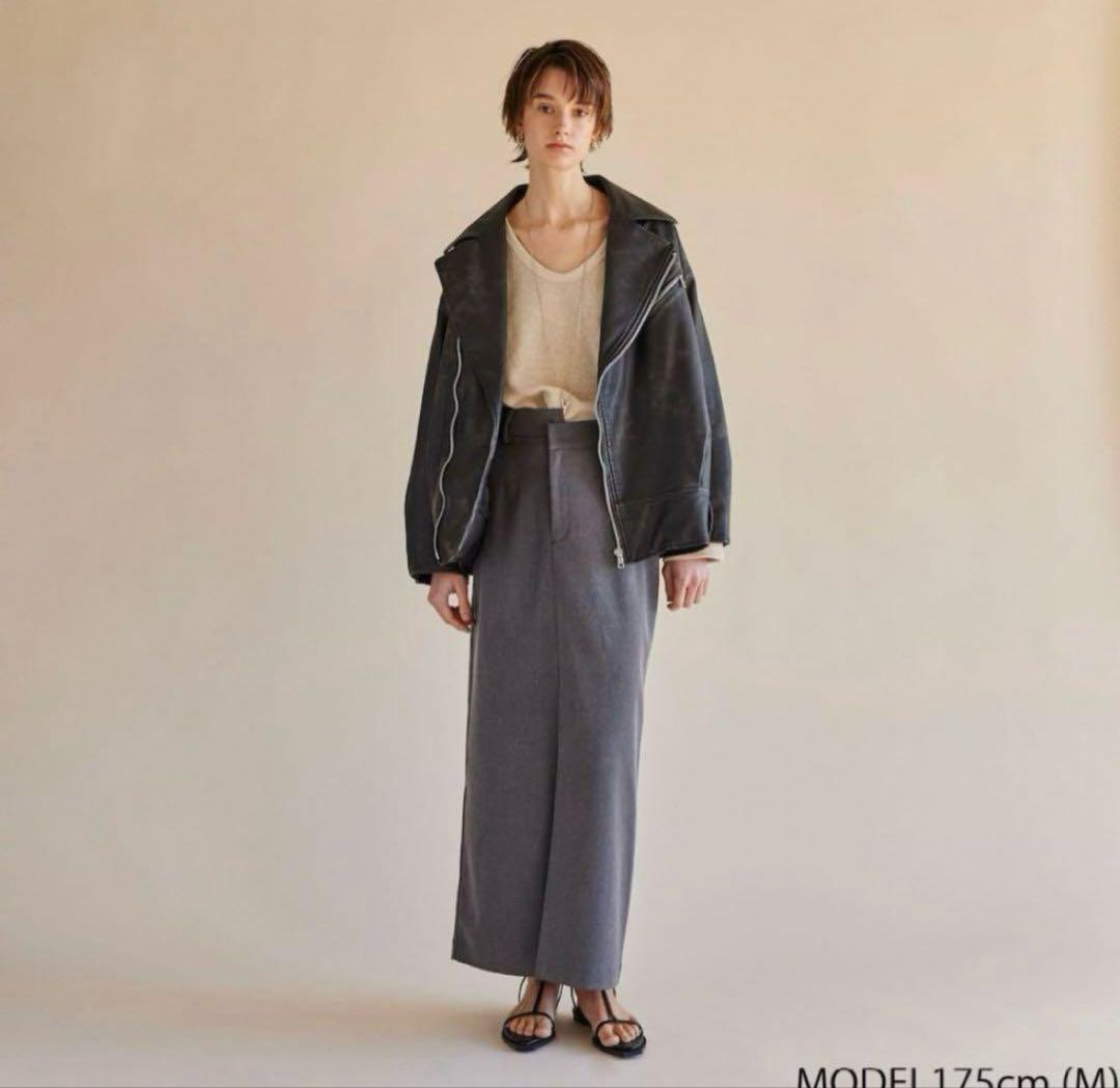 searoomlynn Waistアシンメトリースリットスカート