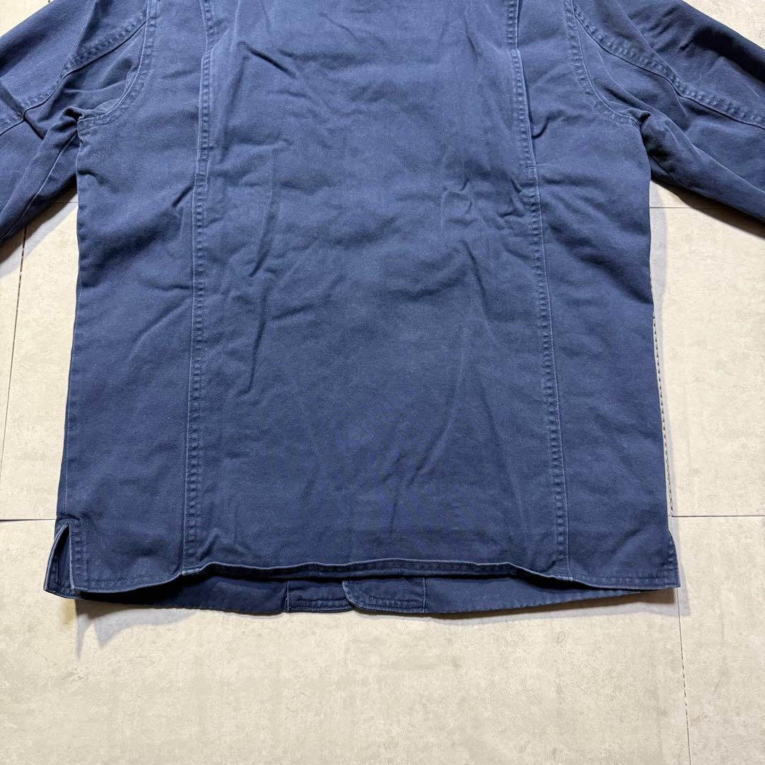 00s GAP ハンティングジャケット カバーオール 襟レザー コーデュロイ