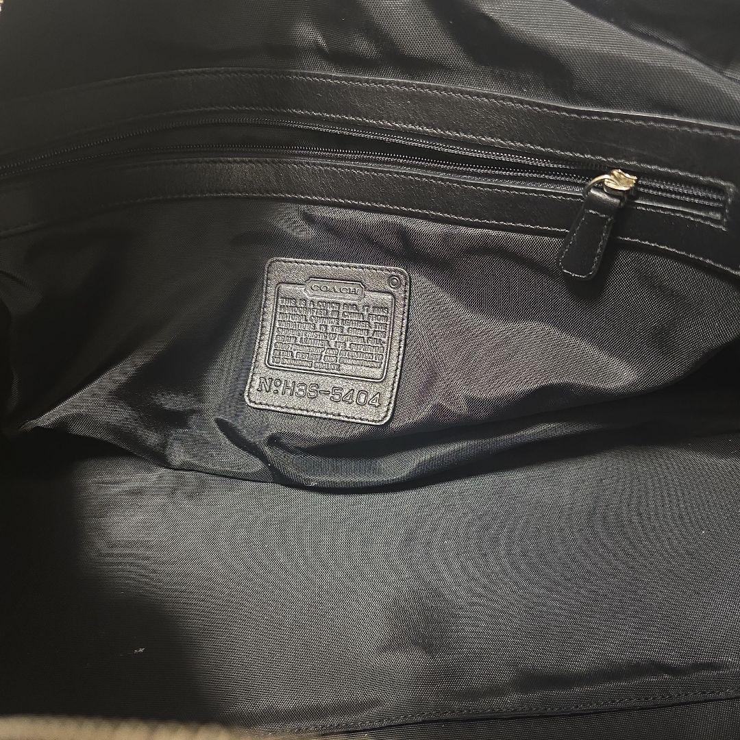 COACH コーチ 5404 2way ボストンバッグ レザー 黒 無地