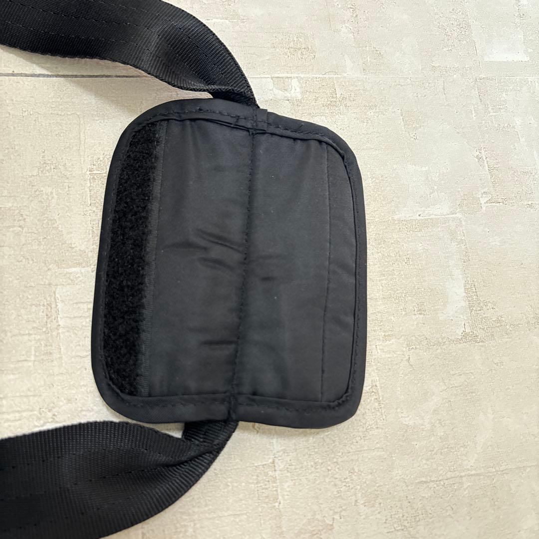 【美品】Courrèges クレージュ ボストンバッグ モノグラム 黒 大容量