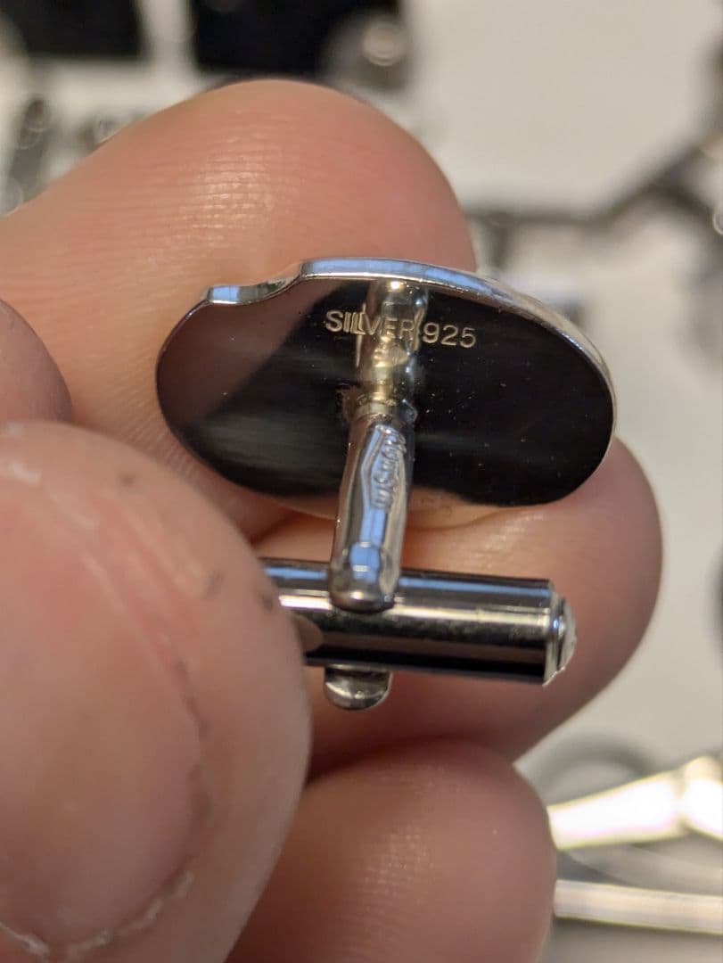 215g　シルバー925　銀製　スターリングシルバー　カフス　タイピン　ダンヒル