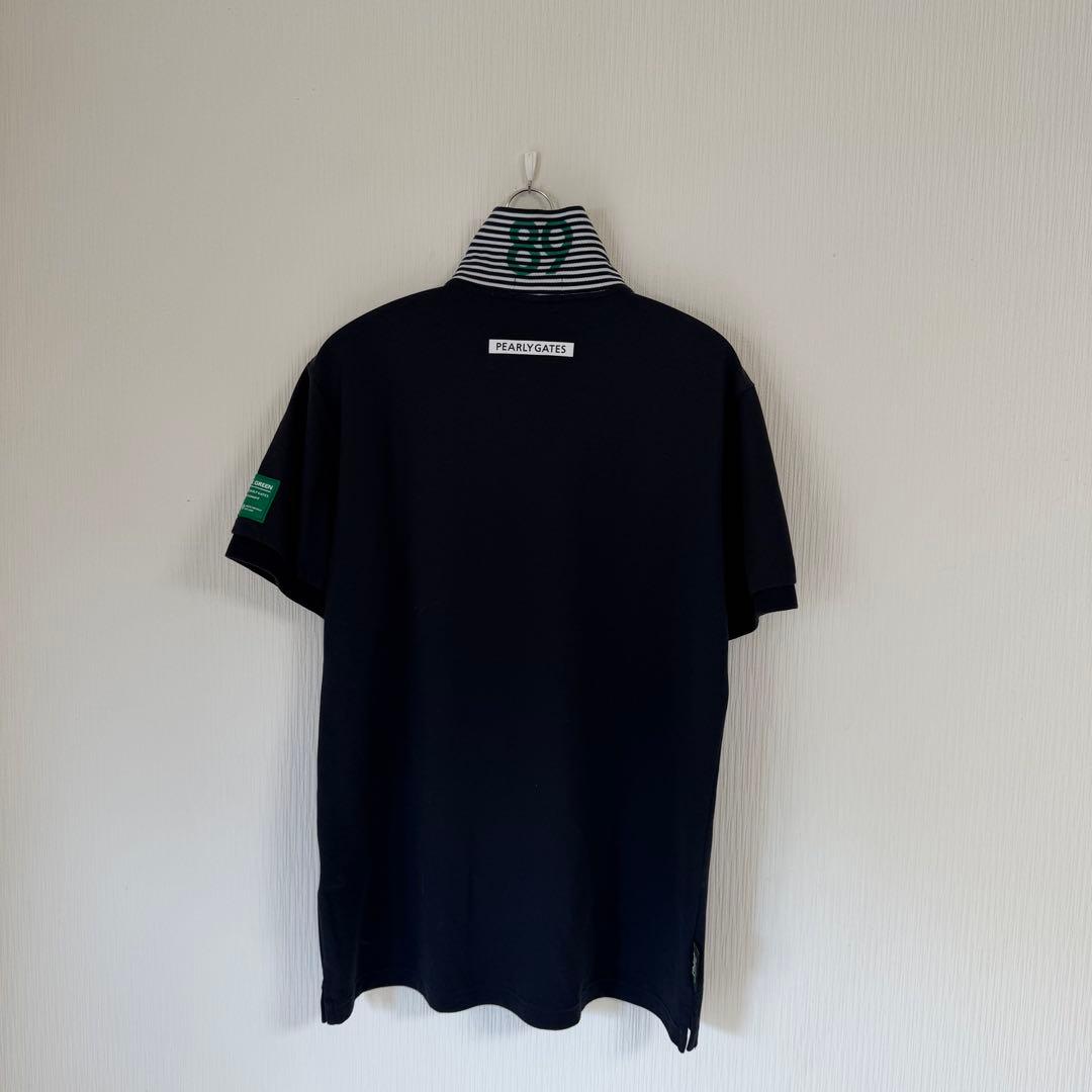 【美品】PEARLY GATES ネイビー ポロシャツ　サイズ6 XL（LL）