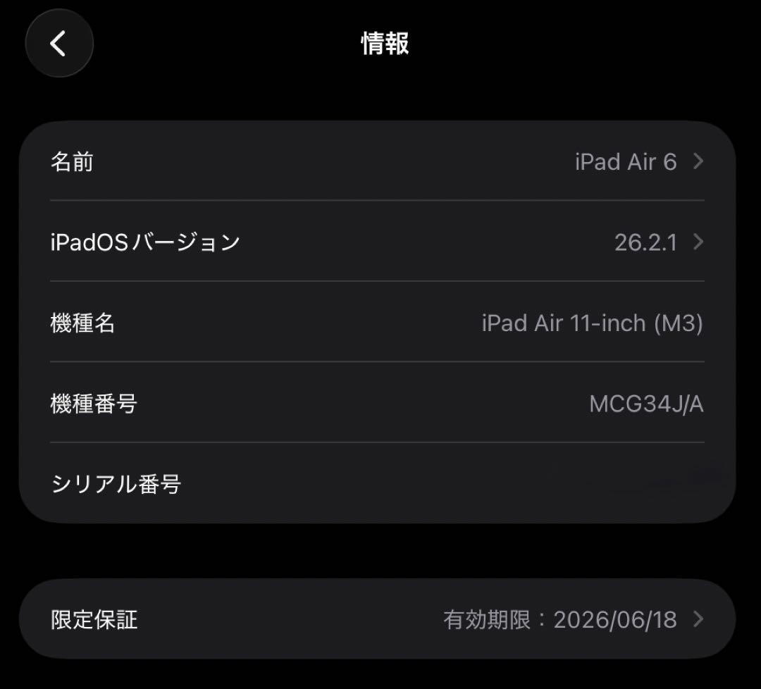 iPad Air 11インチ M3 256GB Wi-Fi + Cellular
