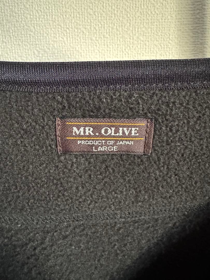 【定価26,400円】MR.OLIVE メルトンフリース ブルゾン L 黒
